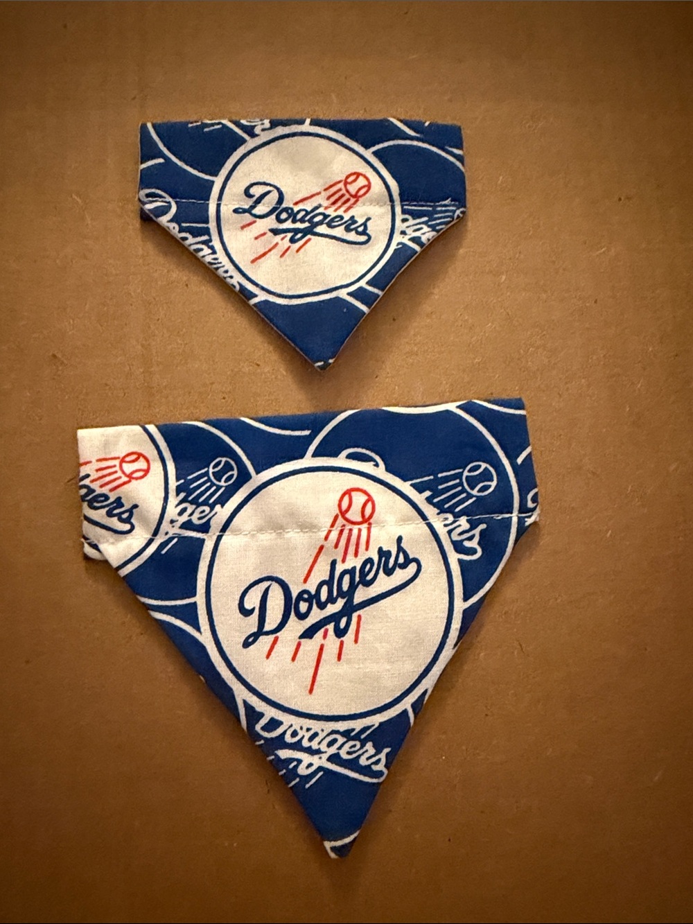 Los Angeles Dodgers Blue Logo Bandana Set